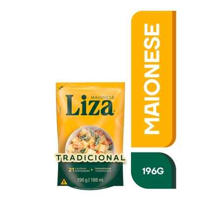 MAIONESE LIZA TRADC. SACHE 196G