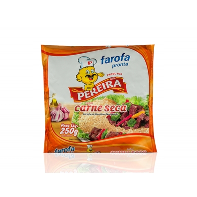 FAROFA DE MANDIOCA PEREIRA CARNE SECA 250G