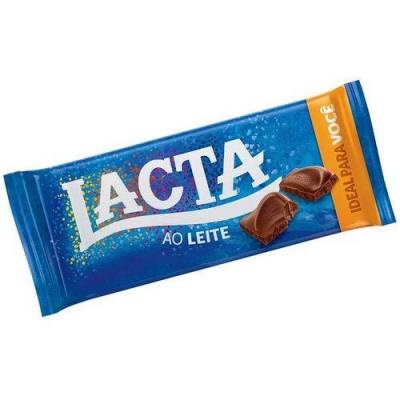 BARRA CHOCOLATE LACTA AO LEITE 90G