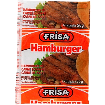 CARNE HAMBURGUER MISTA FRISA 56G