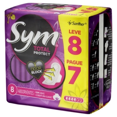 ABS.SYM NORMAL C/ABAS SUAVE C/8 UNID