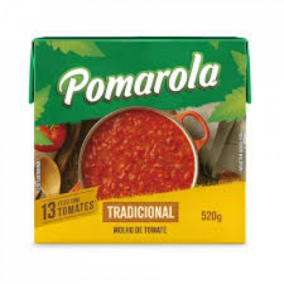 MOLHO DE TOMATE POMAROLA TRADICIONAL TP 520G