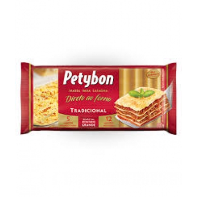 MASSA DE LASANHA PETYBON 200G