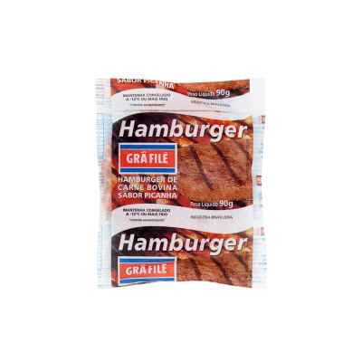 CARNE HAMB BOV SABOR PICANHA FRISA 90G