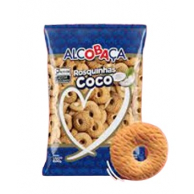 ROSQUINHAS ALCOBACA COCO 600G