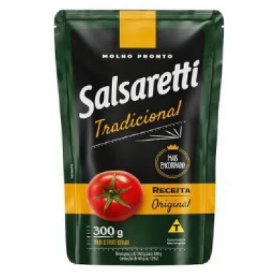 MOLHO TOMATE SALSARETTI TRADICIONAL SCH 300G