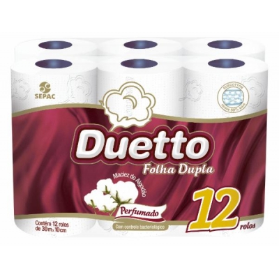 PAPEL HIG.DUETTO PERFUM. FLD C/12 30M