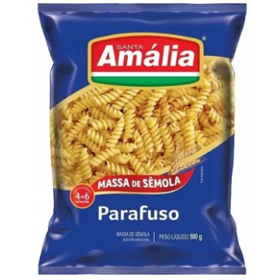 MACARRÃO SEMOLA PARAFUSO SANTA AMALIA 500G