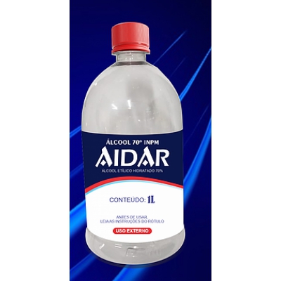 ALCOOL LIQUIDO AIDAR 70% PET 1L