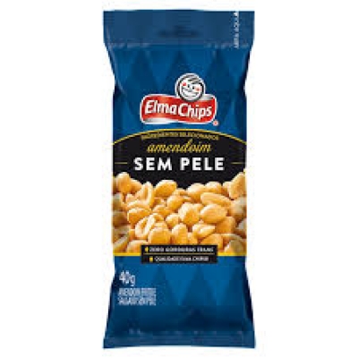 AMENDOIM ELMA CHIPS SEM PELE 40G