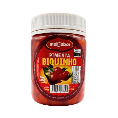 PIMENTA BIQUINHO MAIS SABOR 280GR