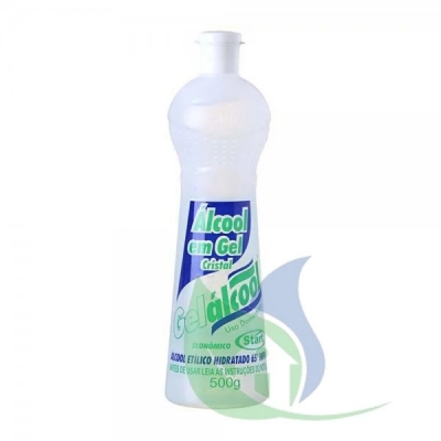 ALCOOL EM GEL CRISTAL GELALCOOL 62,4° 500G