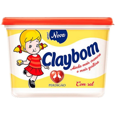 MARGARINA CREMOSA CLAYBOM COM SAL POTE 500G