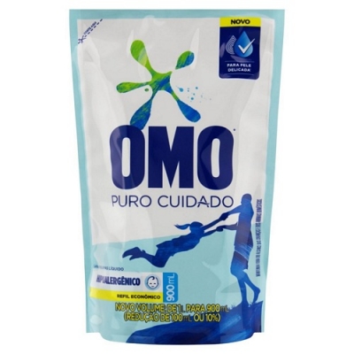 SABAO LIQUIDO OMO PURO CUIDADO SCH REFIL 900ML
