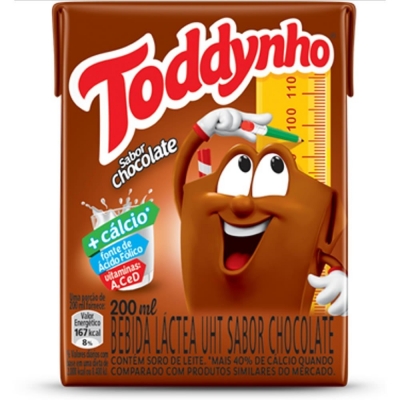 BEBIDA LACTEA CHOCOLATE TODDYNHO 200ML