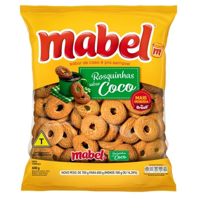 ROSQUINHA MABEL COCO 600G