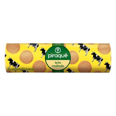 BISCOITO PIRAQUE LEITE MALTADO 160G