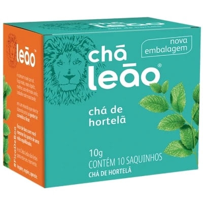 CHA LEAO HORTELA 10G