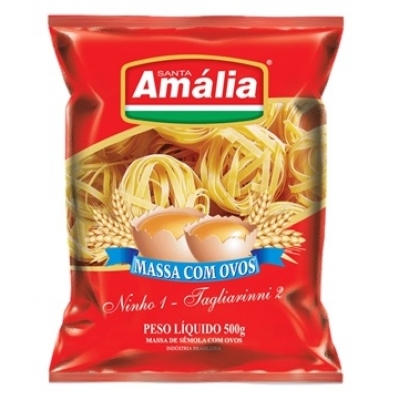 MACARRAO ST AMALIA C/OVOS TAGLIARINI NINHO1 500G