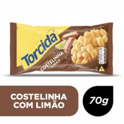 SALGADO TORCIDA COSTELINHA COM LIMAO 70G