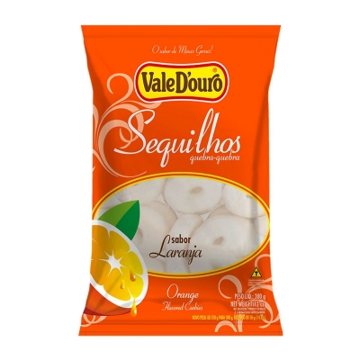 SEQUILHOS VALE D'OURO LARANJA 300G