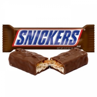 BARRA CHOCOLATE SNICKERS 45G