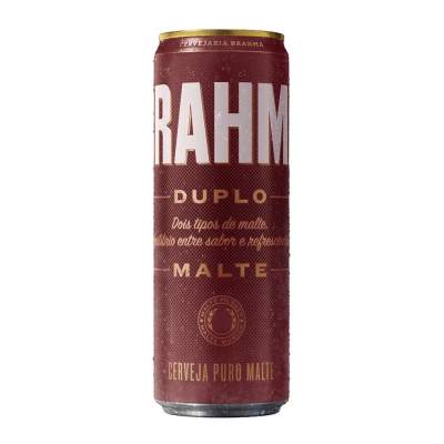 CERVEJA BRAHMA DUPLO MALTE LATA 350ML