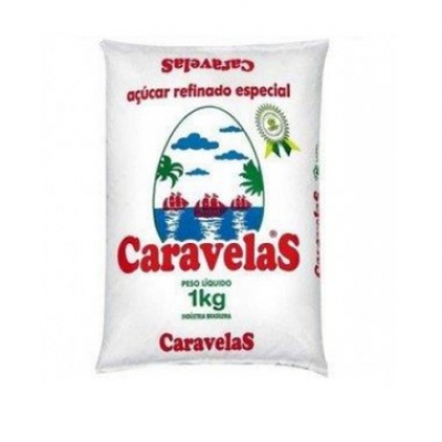 ACUCAR REFINADO CARAVELAS 1 KG