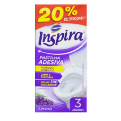 PASTILHA SAN. INSPIRA LAVANDA C/3