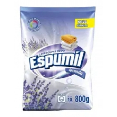 LAVA ROUPAS EM PO ESPUMIL LAVANDA SCH 800G