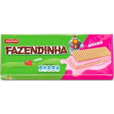 WAFER FAZENDINHA MORANGO 95G