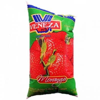 BEBIDA LACTEA VENEZA MORANGO SACOLA 900G