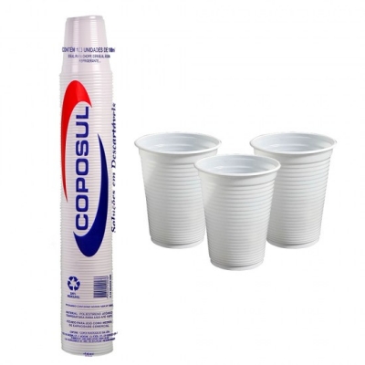COPO DESCARTAVEL TRANSPARENTE COPOSUL 200ML