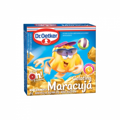 GELATINA PO MARACUJA OETKER 20G