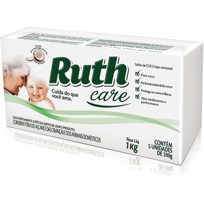 SABAO EM BARRA RUTH CARE COCO 1KG