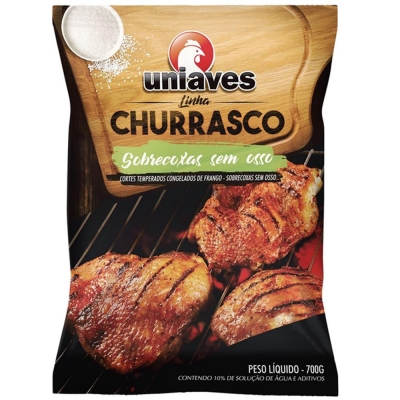 SOBRECOXA DE FRANGO TEMP.CHURR. UNIAVES 700G