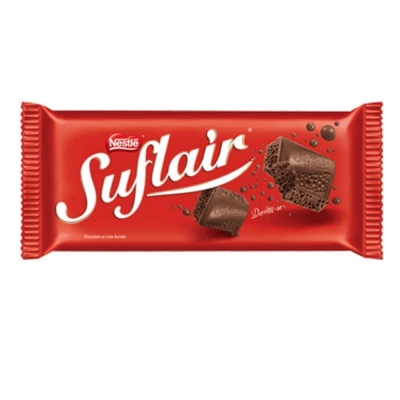 SUFLAIR CHOCOLATE AO LEITE 80G
