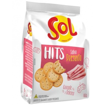 BISCOITO SOL HITS PRESUNTO 80G