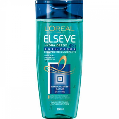 SHAMPOO ELSEVE HIDRA DETOX ANTICASPA 200ML