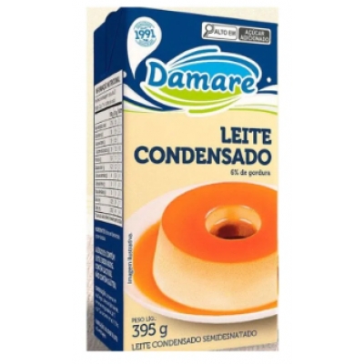 LEITE CONDENSADO DAMARE TP 395G