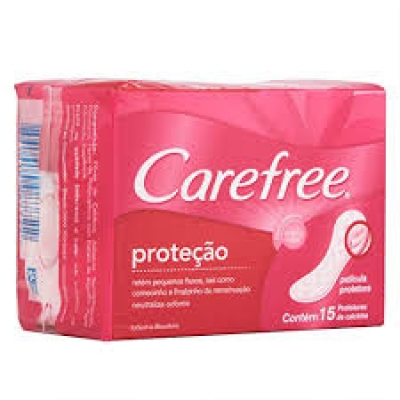 ABSORVENTE CAREFREE PROTECAO ORIGINAL C/15UN