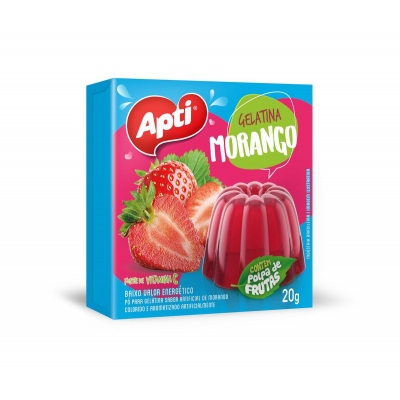 GELATINA APTI MORANGO CX 20G