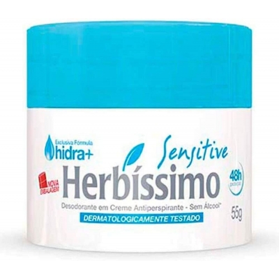 DESOD.CREME HERBISSIMO SENS. 55G