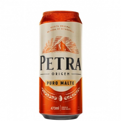 CERVEJA PETRA PURO MALTE LATAO 473ML