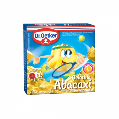GELATINA PO ABACAXI OETKER 20G