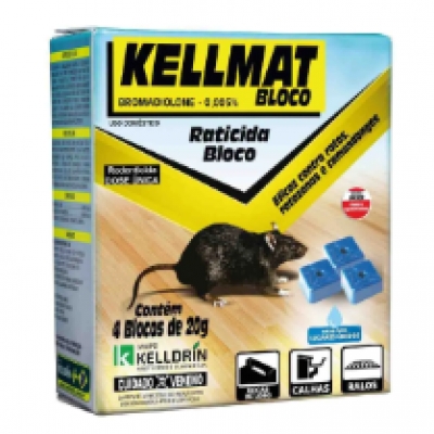 KELLDRIN MATA RATO BLOCO 80G