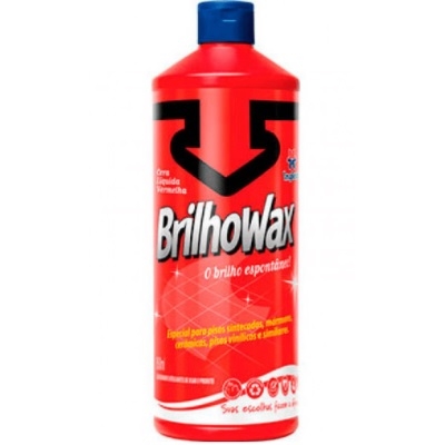 CERA LIQUIDA BRILHOWAX VERMELHA 750ML