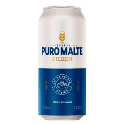 CERVEJA PURO MALTE PILSEN LATAO 473ML