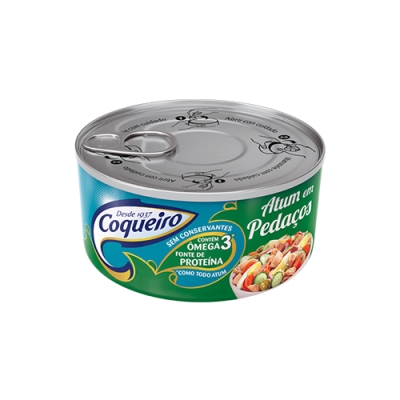 ATUM COQUEIRO PEDACOS OLEO 170g