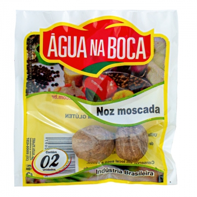 NOZ MOSCADA AGUA NA BOCA